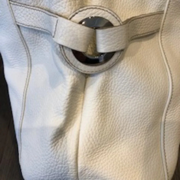 Furla Genuine Leather Handbag w Silver Metal Hardware White Size OS NWOT - Picture 3 of 8